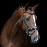 Englischer Zaum Imperial Riding Kombiniert Sleek - Schwarz