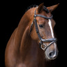 Trense Imperial Riding mit gesch geschwungenem Englisch-Kombinationsnasenriemen - Braun
