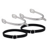 Kinder-Sporen Imperial Riding Basic 15 mm, eckige Spitze - Silber