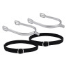 Herren-Sporen Imperial Riding Basic 15 mm eckige Spitze - Silber