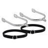 Herren-Sporen Imperial Riding Basic 15 mm, runde Spitze - Silber