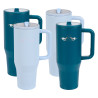 Isolierflaschen HV Polo Claudie im 4er-Pack - Marine / Blau