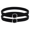 Imperial Riding Basic Sporenriemen aus geflochtenem Nylon - Schwarz