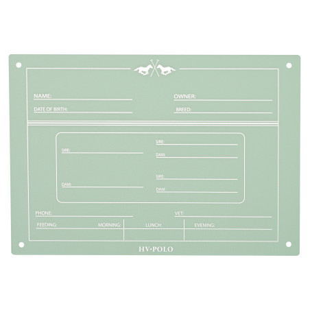 Boxenschild English HV Polo
