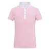 Turniershirt kurzärmelig Imperial Riding Basic Glam Kinder - Zuckerwatte