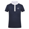 Turniershirt kurzärmelig Imperial Riding Basic Glam Kinder - Marine
