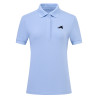 Damen-Polo-Shirt Euro-Star Mara mit kurzen Ärmeln - Hellblau