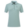 Kurzarm-Poloshirt HV Polo Norah Damen - Aqua Sky