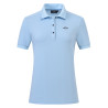 Kurzarm-Poloshirt HV Polo Norah Damen - Puderblau