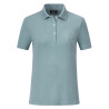 Kurzarm-Poloshirt HV Polo Norma Damen - Aqua Sky