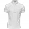 Herren-Poloshirt Urbano mit kurzen Ärmeln Flags & Cup - Weiß