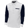 Herren-Poloshirt Urbano mit langen Ärmeln Flags & Cup - Marineblau