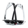 Flex-On Steigbügel Iron-S Chrome IUG schwarz - Schwarz / Grau