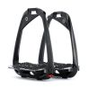 Flex-On Steigbügel Iron-S Schwarz IUG schwarz - Violett / Weiß