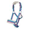 Halfter Funny Horses HKM - Violett / Aqua / Silber