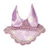 Fliegenhaube Hobby Horsing Print HKM - Violett mit Margerite