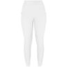 Gefütterte Fleece-Reitleggings Riding World Volga Damen - Weiß