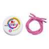 Casco-Paspelset My Style gestreift - Reflektierendes Rosa