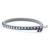Paspel-Set Casco My Style gestreift Kristalle - Denim-blaue Kristalle