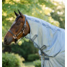 Fliegendecke Horseware Amigo Integrated - Meliertes Blau / Blau / Silber