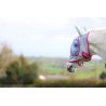 Bucas Buzz-Off Deluxe Fliegenmaske mit Ohren - Blue Blossom