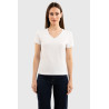 T-Shirt Harcour Aquila Damen kurzarm Frankreich - Weiß