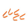 Haken für den Stall Shires - Orange
