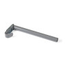 Klappbarer Sattelhalter Shires - Grau