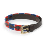 Shires Drover Skinny Polo Gürtel - Marine / Rot