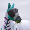 Shires FlyGuard Pro Deluxe Fliegenmaske mit Ohren und Nase - Grün
