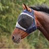 Shires FlyGuard Pro Fliegenschutzmaske aus feinem Netz mit Ohrenausschnitt - Marine