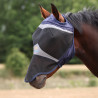 Shires FlyGuard Pro Fliegenschutzmaske aus feinem Mesh mit Ohrenausschnitt und Nase - Marine