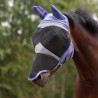 Shires FlyGuard Pro Feines Netz-Fliegenschutzmask mit Ohren und Nase - Himmelblau