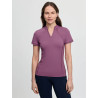 Damen-Kurzarm-Baselayer LeMieux aus Mesh-Stoff Lisa - Malve