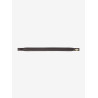 Gerades LeMieux Kudos-Stirnband aus geöltem Leder - Braun / Messing