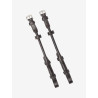 Gerollte LeMieux-Kinnriemen Kudos - Braun / Silber