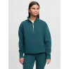 LeMieux Young Rider Vianne Sweatshirt mit Reißverschlusskragen - Dschungel