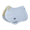Weatherbeeta Prime Air-Tec Comfy Fleece Spring-Sattelpad - Weiß / Natur