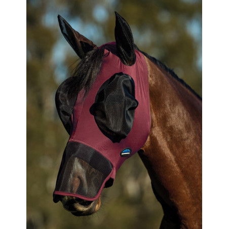 Weatherbeeta ComFiTec Luxe Stretch Fliegenschutzmaske mit Ohren und Nase