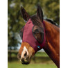 Weatherbeeta ComFiTec Deluxe Stretch Fliegenmaske mit Ohren - Bordeaux / Schwarz