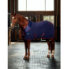 Weatherbeeta Anti-Statik Fleece-Abschwitzdecke - Marine / Bordeaux