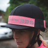 Shires Equi-Flector® Reithelm-Bandana - Knallrosa