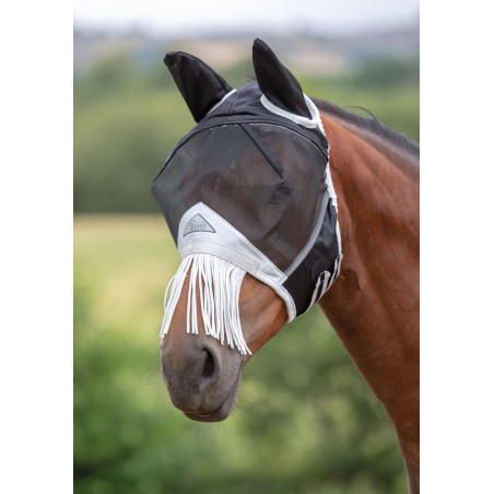 Fliegenschutzmaske mit Fransen Nase Shires FlyGuard Pro