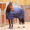 Stalldecke Plus 100 Shires Tempest - Marine-Tartan