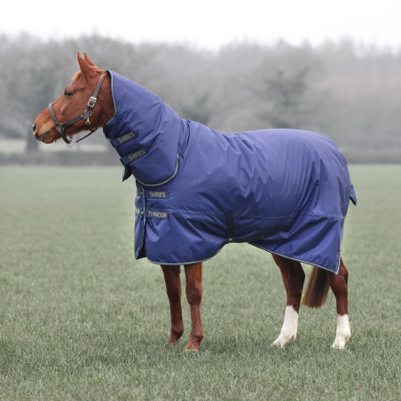 Shires Typhoon Outdoordecke Lite mit Halsstück