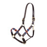 Shires Velociti Gara Leder-Polohalfter - Rot / Marineblau