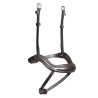 Ergonomisches französisches Nasenband Shires Velociti Lusso - Havanna
