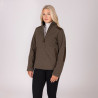 Unisex Fleece mit Viertelreißverschluss Shires Aubrion Heritage - Dunkeloliv