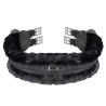 Shires Arma SupaFleece Elastische Kontur-Gurt - Schwarz