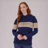 Equestrian Shires Aubrion Knopfpullover - Mitternacht / Taupe